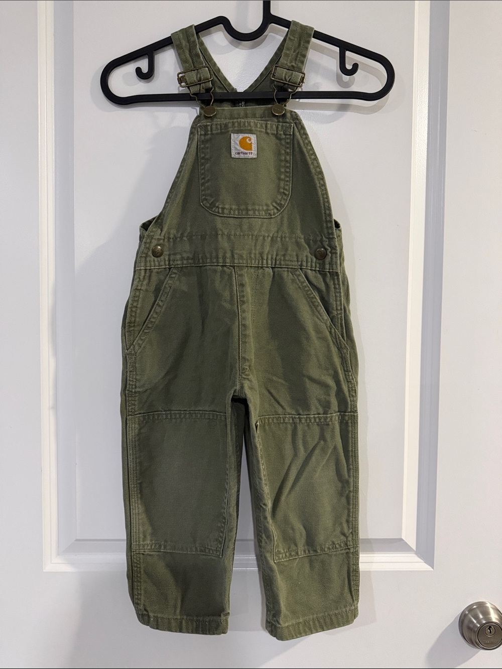 Carhartt Kids Green Utility Overalls